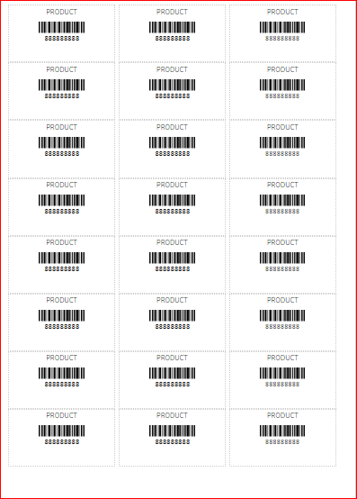 Barcode Print Preview