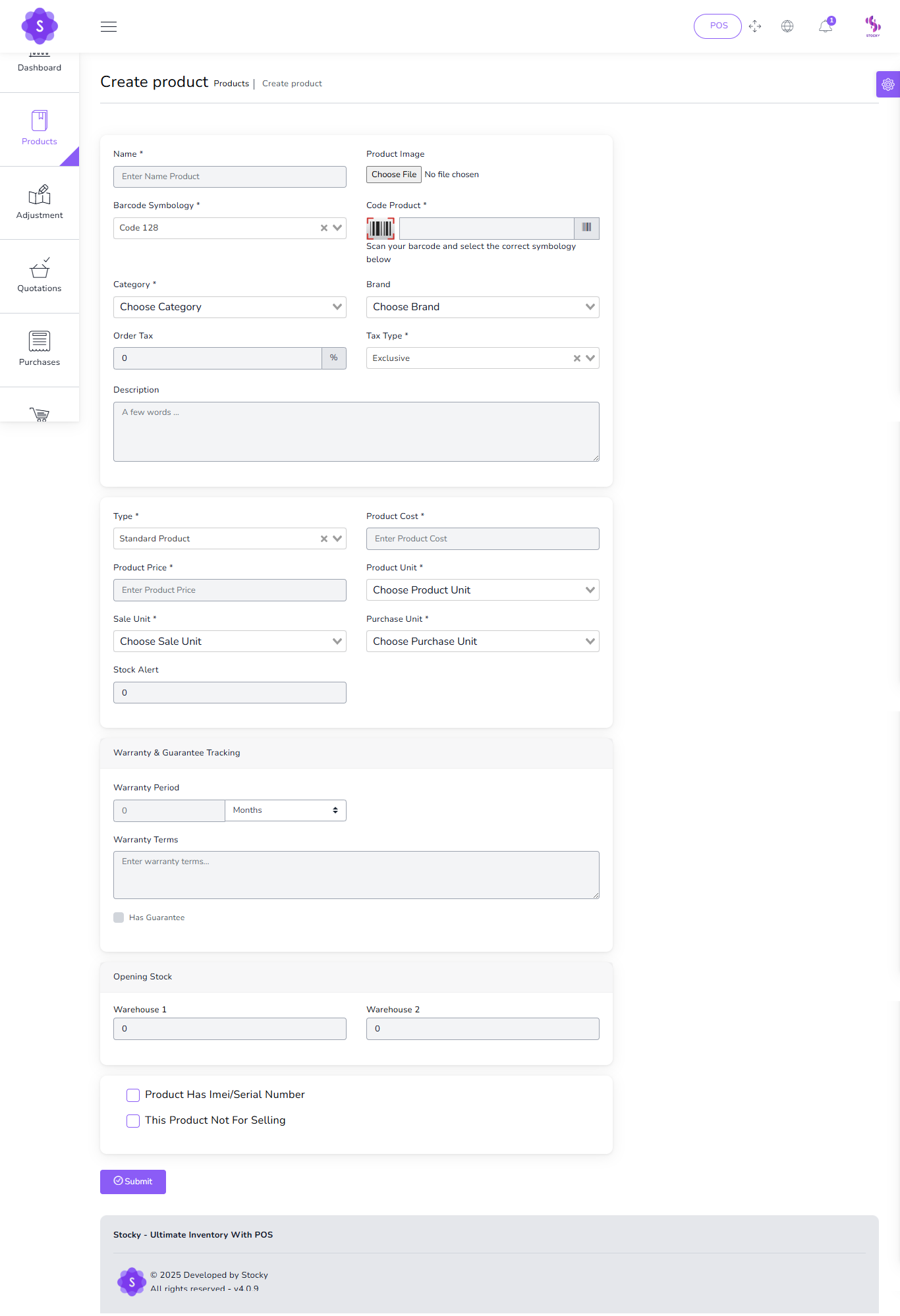 Create Product Screenshot